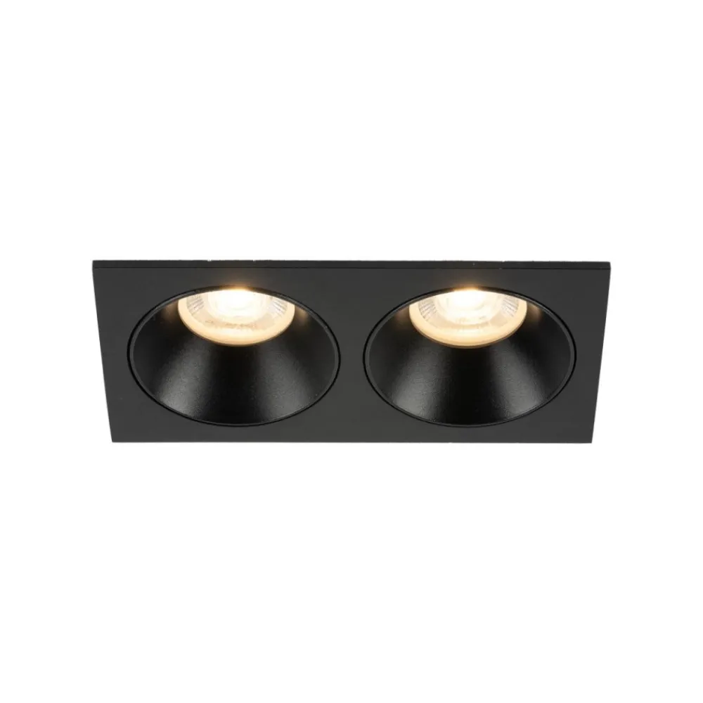 Oprawa podtynkowa PRISMA DUO czarna 2xGU10 * TK Lighting Discount