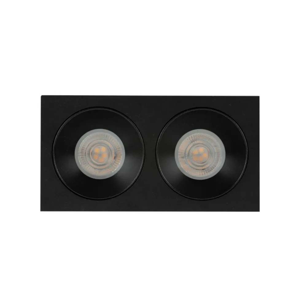 Oprawa podtynkowa PRISMA DUO czarna 2xGU10 * TK Lighting Discount