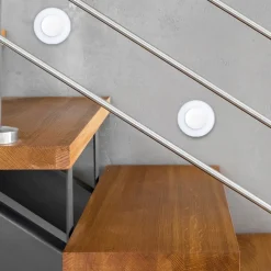 Oprawa Podtynkowa Schodowa OTI Biały Barwa Zimna 0,6W LED 7cm Czujnik Ruchu * Eko-light Best