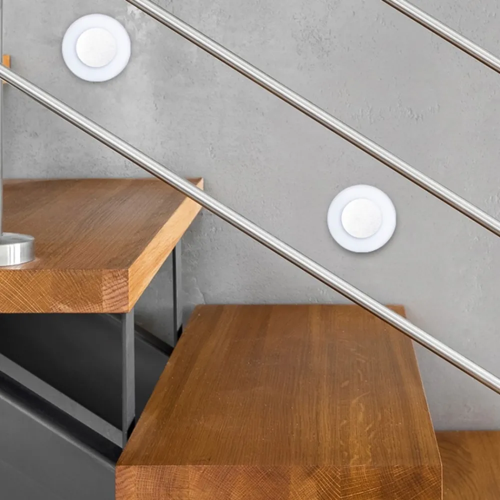 Oprawa Podtynkowa Schodowa OTI Biały Barwa Ciepła 0,6W LED 7cm Czujnik Ruchu * Eko-light Sale