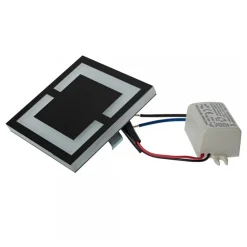 Oprawa Podtynkowa Schodowa QUADRO Czarny Barwa Ciepła 0,6W * Eko-light New