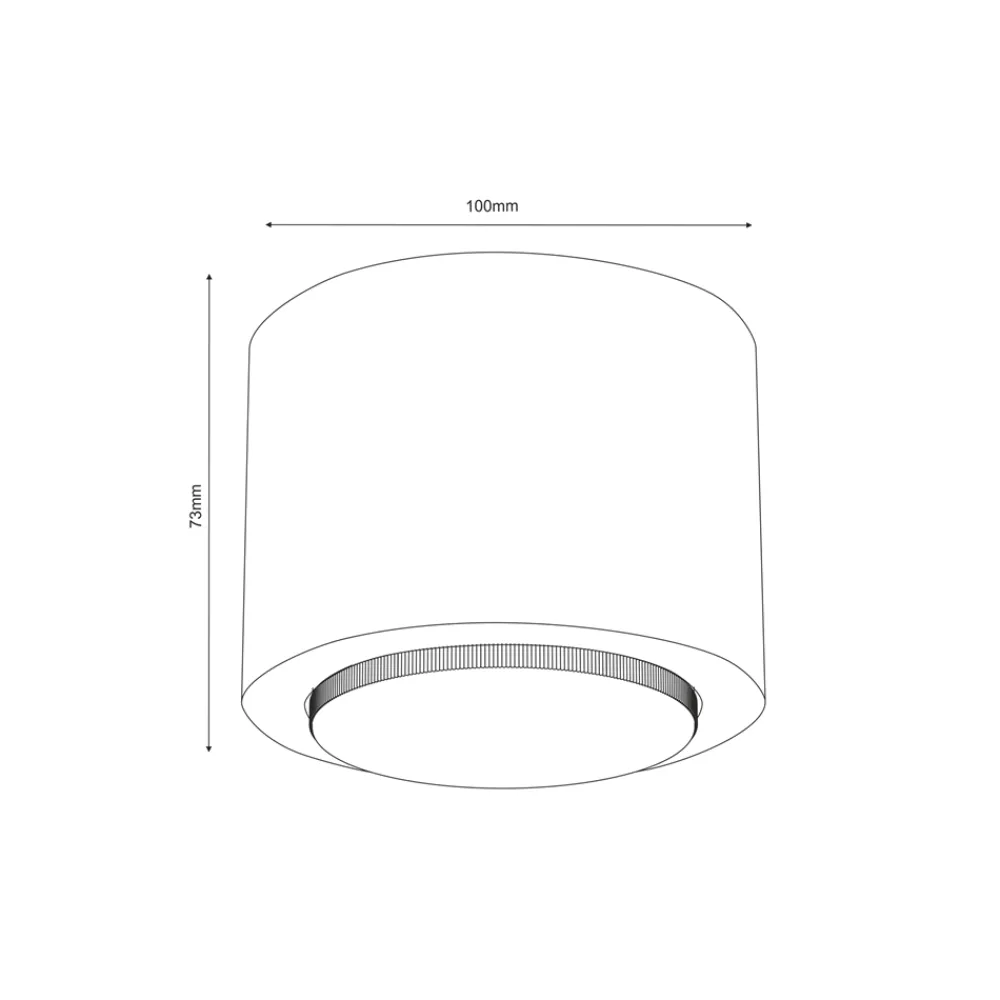 Oprawa Punktowa DOWNLIGHT WOOD Brązowy 1xGX53 Okrągły * Luminex Best