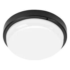 Oprawa sufitowa DAVO Okrągła Czarna 18W LED 4000K IP64 * Eko-light New