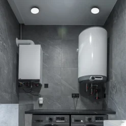 Oprawa sufitowa DAVO Okrągła Czarna 18W LED 4000K IP64 * Eko-light New
