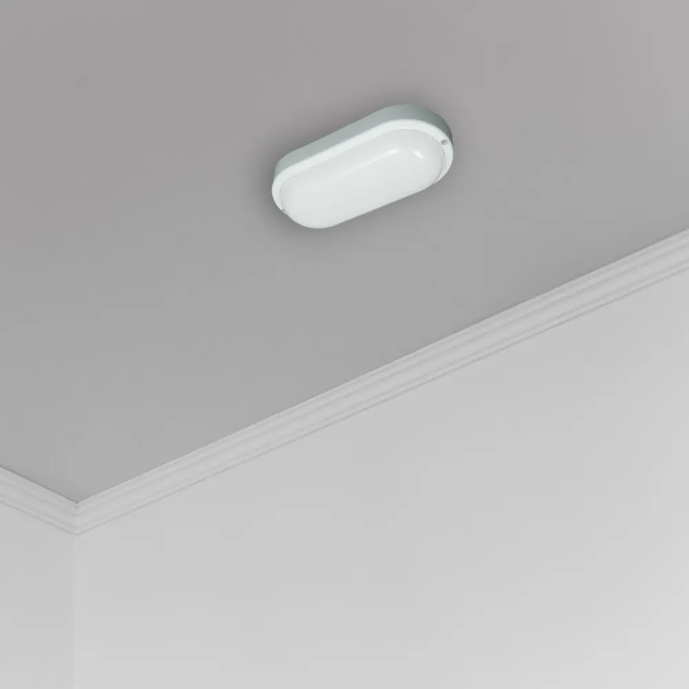 Oprawa sufitowa DAVO Owalna Biała 8W LED 4000K IP64 * Eko-light Clearance
