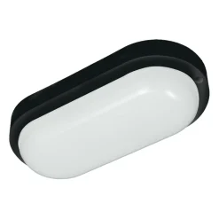 Oprawa sufitowa DAVO Owalna Czarna 8W LED 4000K IP64 * Eko-light Outlet