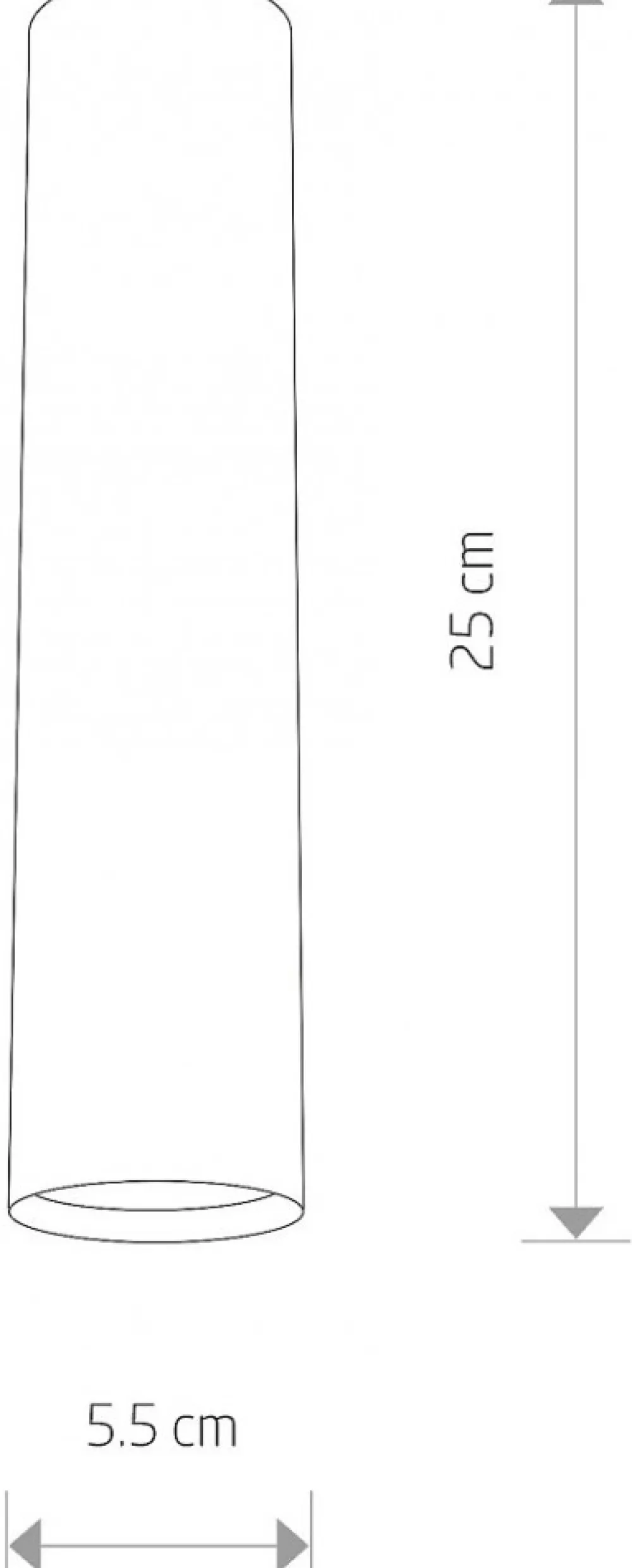 Oprawa Sufitowa EYE M Czarny 1xGU10 25cm * Nowodvorski