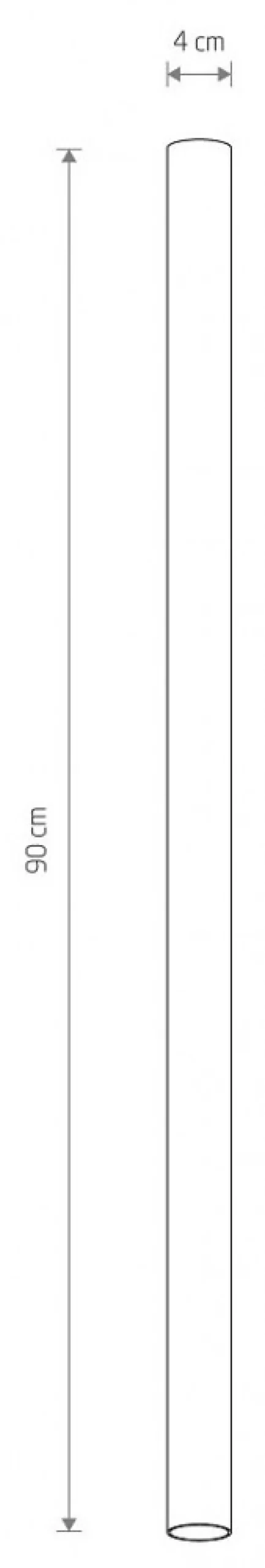 Oprawa Sufitowa FOURTY LSzary 1xGU10 90cm * Nowodvorski Online