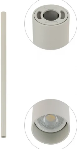 Oprawa Sufitowa FOURTY LSzary 1xGU10 90cm * Nowodvorski Online