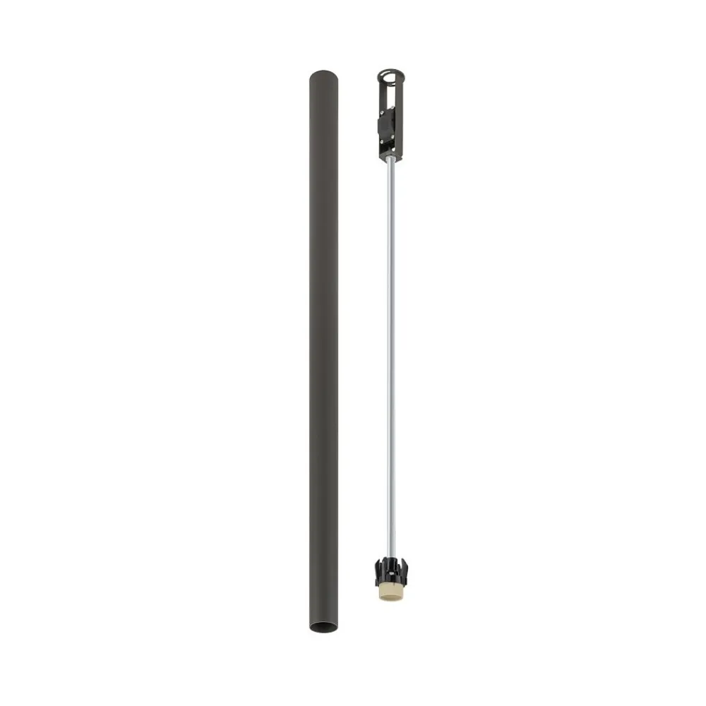 Oprawa Sufitowa FOURTY S Ciemny Szary 1xGU10 75cm * Nowodvorski Sale