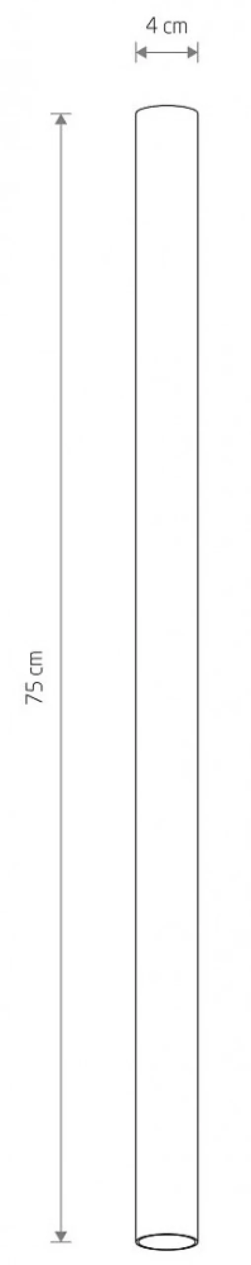 Oprawa Sufitowa FOURTY S Złoty 1xGU10 75cm * Nowodvorski Sale