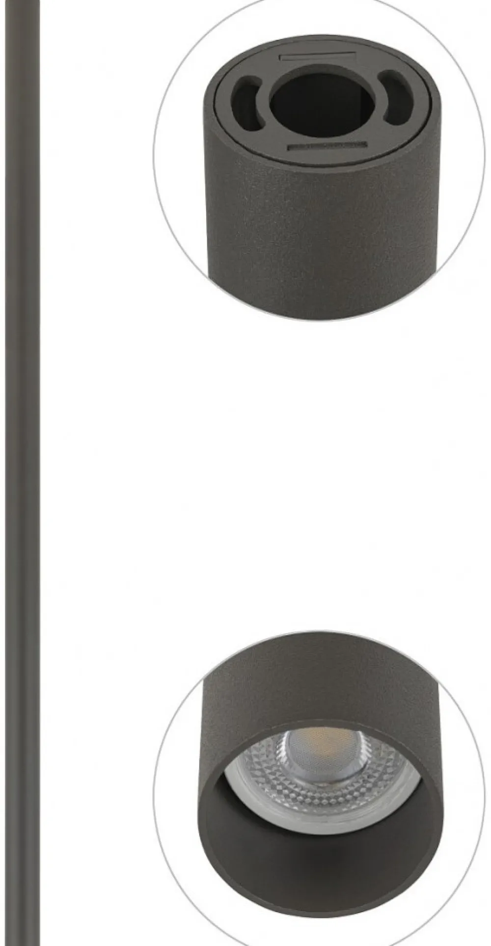 Oprawa Sufitowa FOURTY XL Ciemny Szary 1xGU10 110cm * Nowodvorski Hot