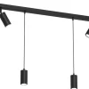 Oprawa Sufitowa Regulowana Spot LINK Czarny 6xGU10 150cm * Luminex Best