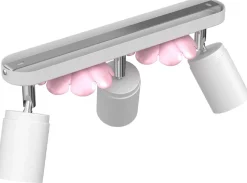 Oprawa Sufitowa Spot FLOWER Biały Różowy 3xGU10 * Luminex Online