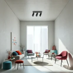 Oprawa sufitowa Spot MICA Czarny 3xGU10 * Eko-light Outlet