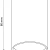 Oprawa Sufitowa TOP Brązowy 1xGU10 8cm * TK Lighting Online