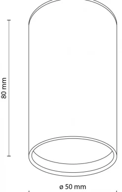 Oprawa Sufitowa TOP Brązowy 1xGU10 8cm * TK Lighting Online