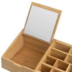 Organizer kosmetyczny z lusterkiem 25x13x8 cm