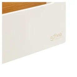 Organizer z 5 przegródkami Natureo White