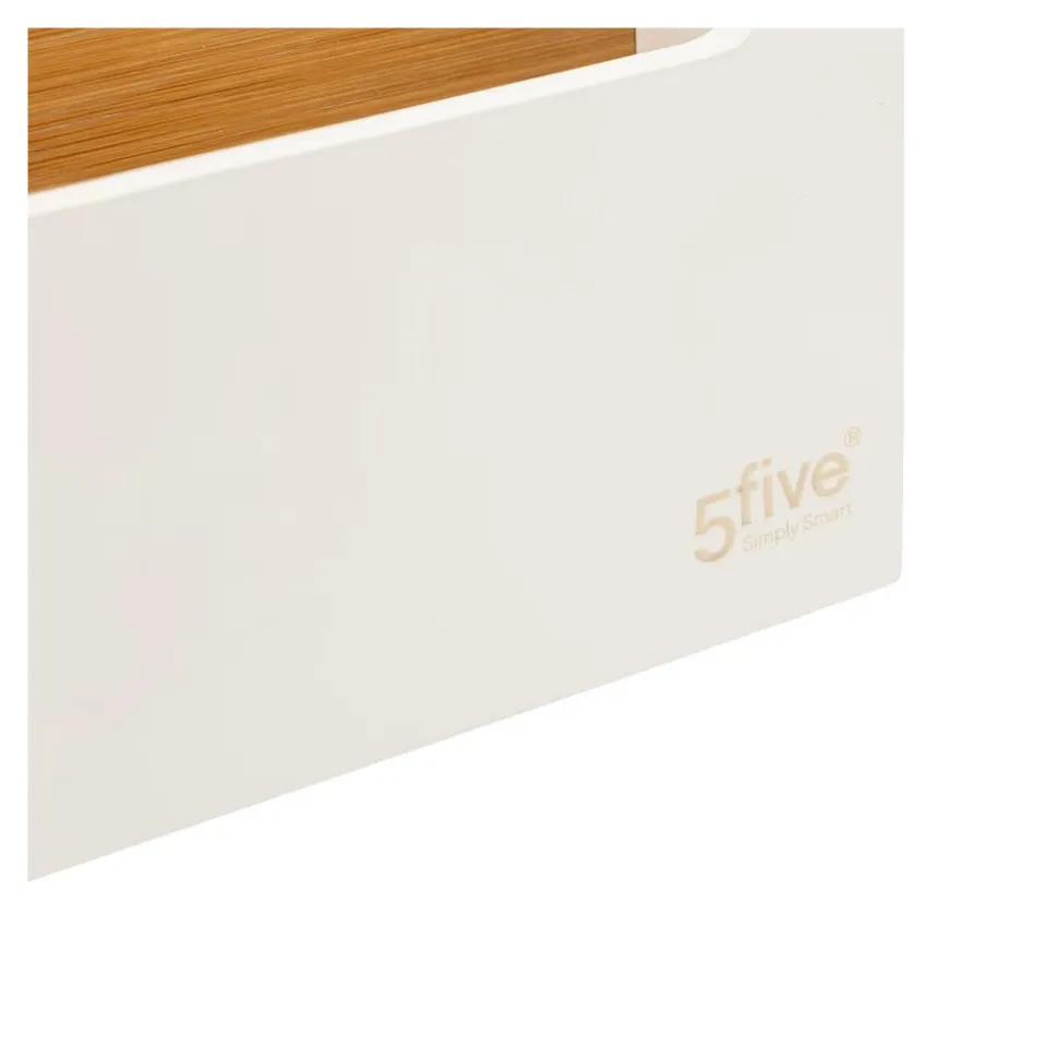 Organizer z 5 przegródkami Natureo White
