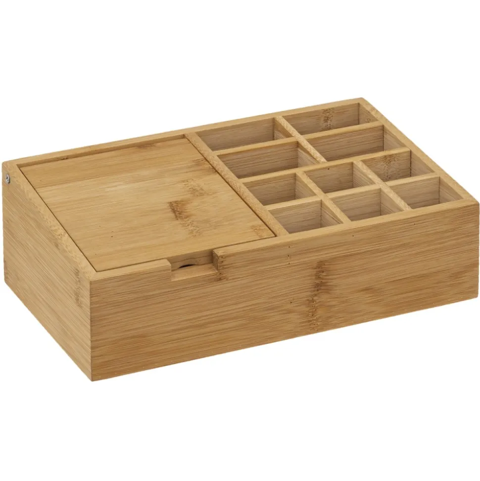 Organizer z lusterkiem bambusowy