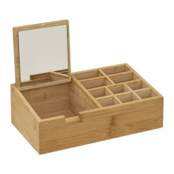 Organizer z lusterkiem bambusowy
