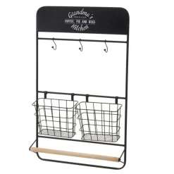 Organizer ścienny kuchenny Loft 61 cm * HowHomely New