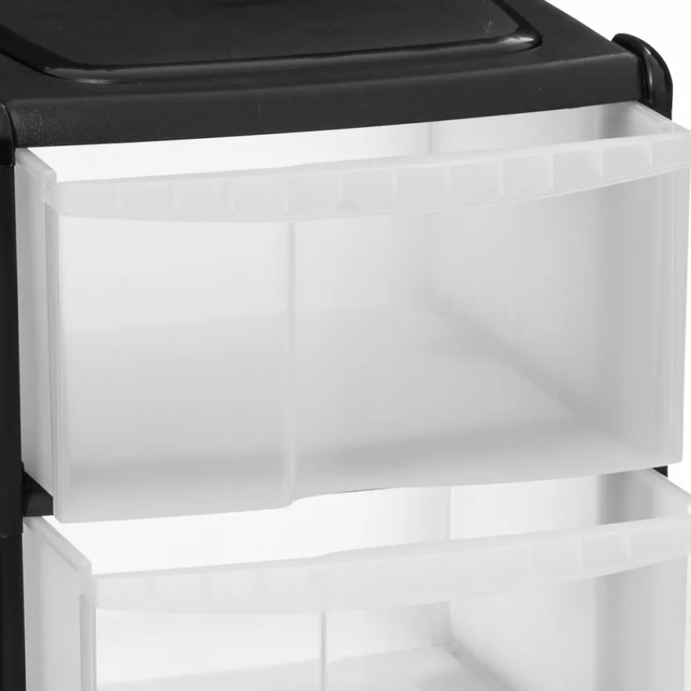 Organizer z 4 szufladami czarny 85 cm * 5five Simply Smart Best