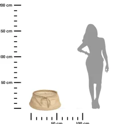 Osłona na stojak pod choinkę z juty 56cm * Feeric Online