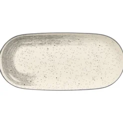 Owalna patera do serwowania 15,5x33 cm szara * VESSIA Sale