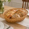 Owalny pleciony koszyk na pieczywo i owoce 31x23,5 cm * Kesper Hot