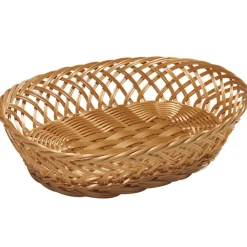 Owalny pleciony koszyk na pieczywo i owoce 31x23,5 cm * Kesper Hot