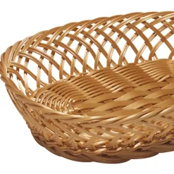 Owalny pleciony koszyk na pieczywo i owoce 31x23,5 cm * Kesper Hot