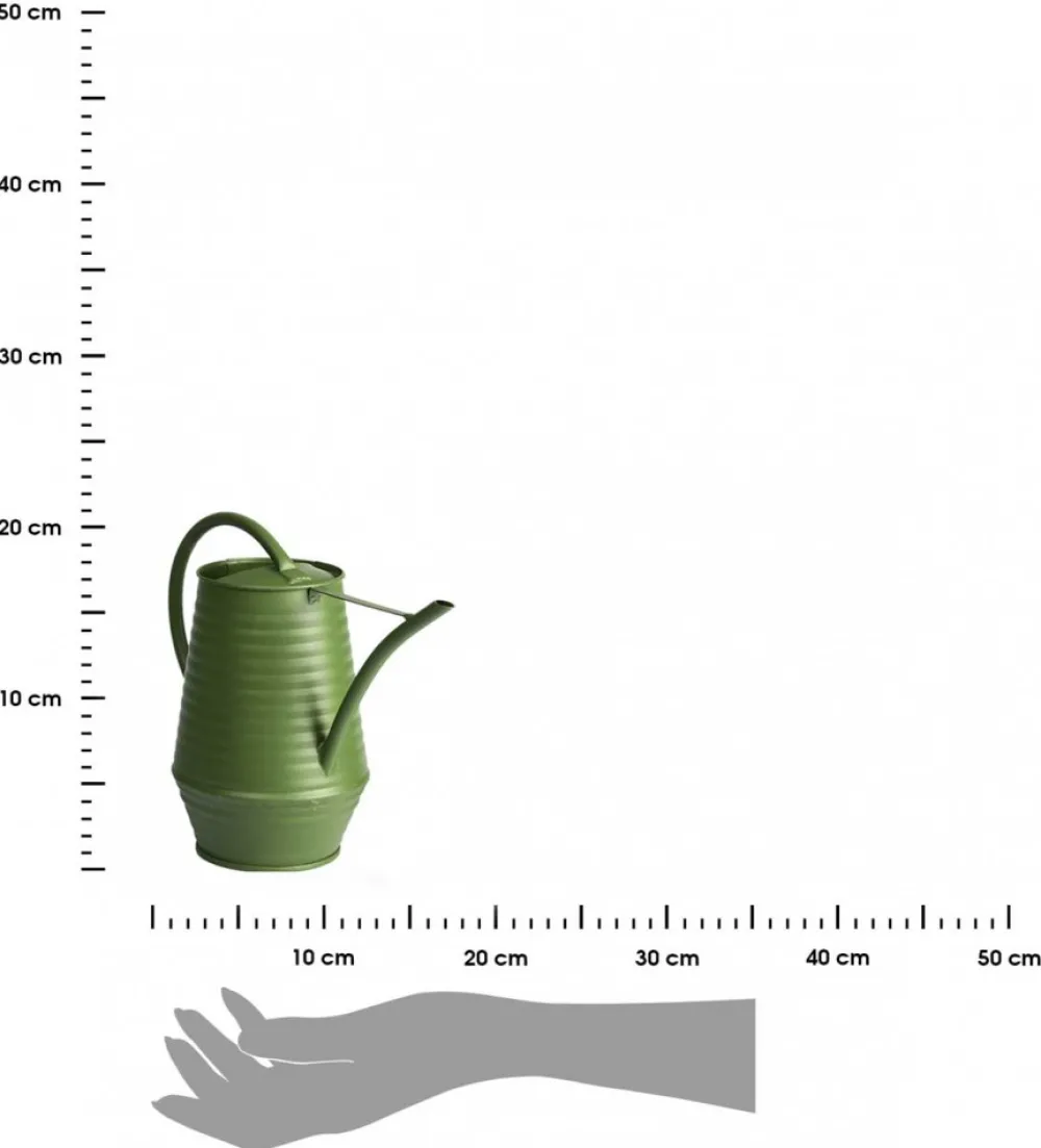 Ozdobna konewka ciemno zielona 1L * Esschert Design Clearance