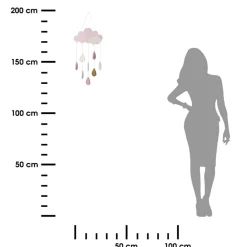 Ozdobna zawieszka dla dziecka Pink Cloud * Atmosphera Best