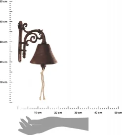 Ozdobny żeliwny dzwonek do drzwi * Esschert Design Hot