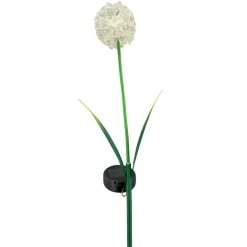 Ozdobny kwiat LED na patyku biały h70 cm * Exner GmbH Best