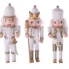 Ozdoby świąteczne Nutcracker białe 3 szt