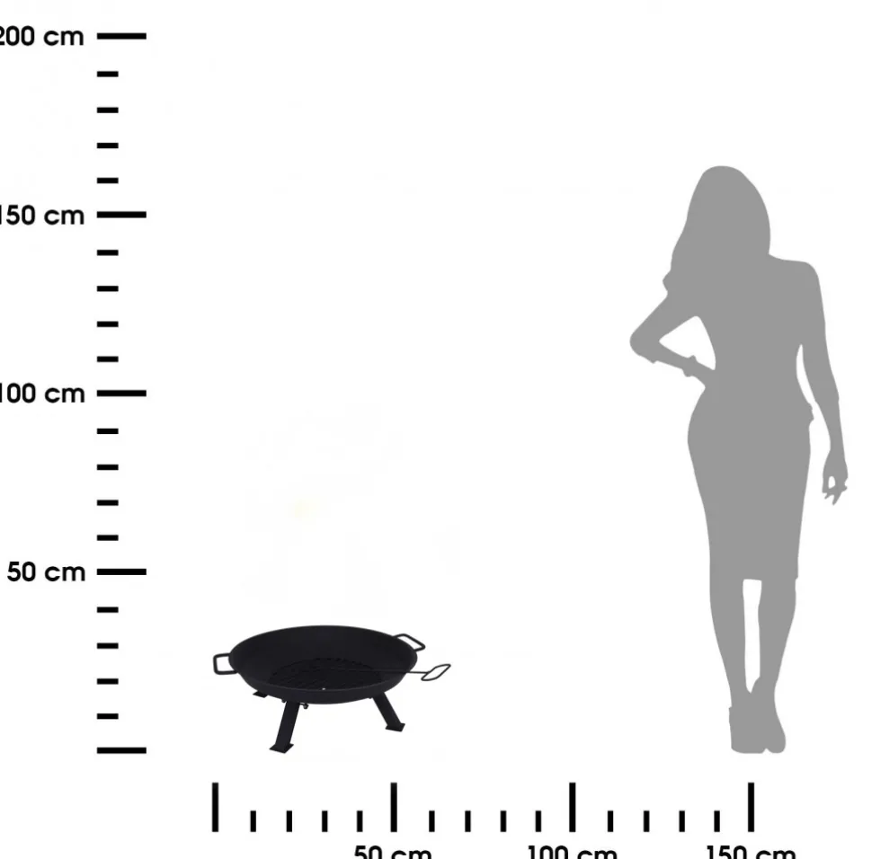 Palenisko ogrodowe z rusztem 56 cm