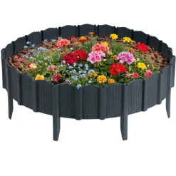 Palisada ogrodowa Garden Linea antracyt 78,5x0,8xh10,5 cm