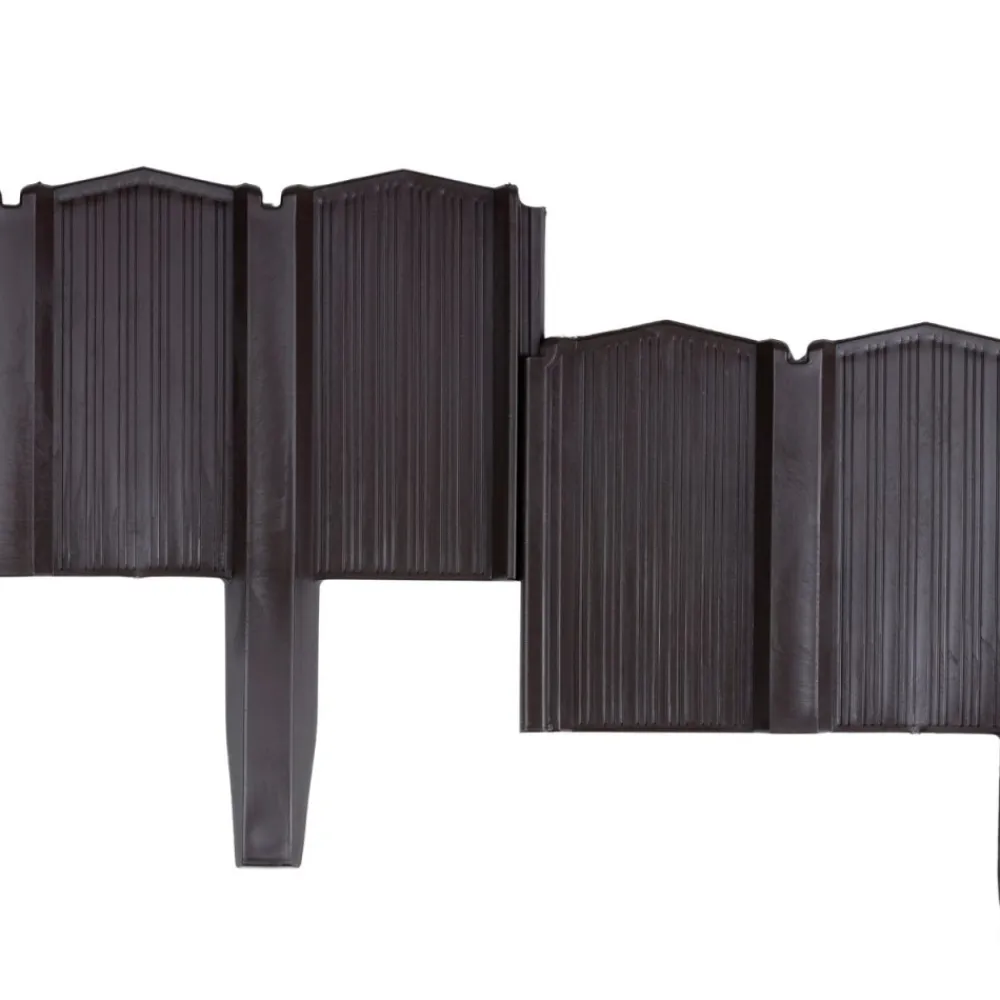 Palisada ogrodowa Garden Linea brąz 3,9 m zestaw 5 szt * HowHomely New