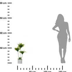 Palma sztuczna w cementowej donicy 70 cm * IBERGARDEN Online