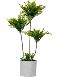 Palma sztuczna w cementowej donicy 70 cm * IBERGARDEN Online