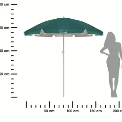 Parasol plażowy 1,8 m Teal Green