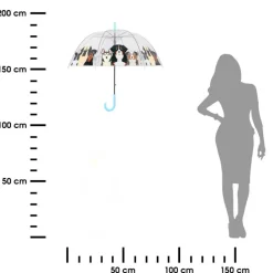 Parasol transparentny Pieski 86,5 cm