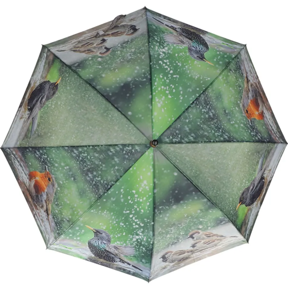Parasolka z nadrukiem europejskich ptaków 119,5 cm