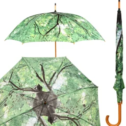 Parasolka z nadrukiem liści - korona drzewa 120 cm