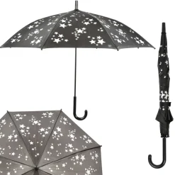 Parasolka czarna w gwiazdki 87,5 cm * Esschert Design Hot
