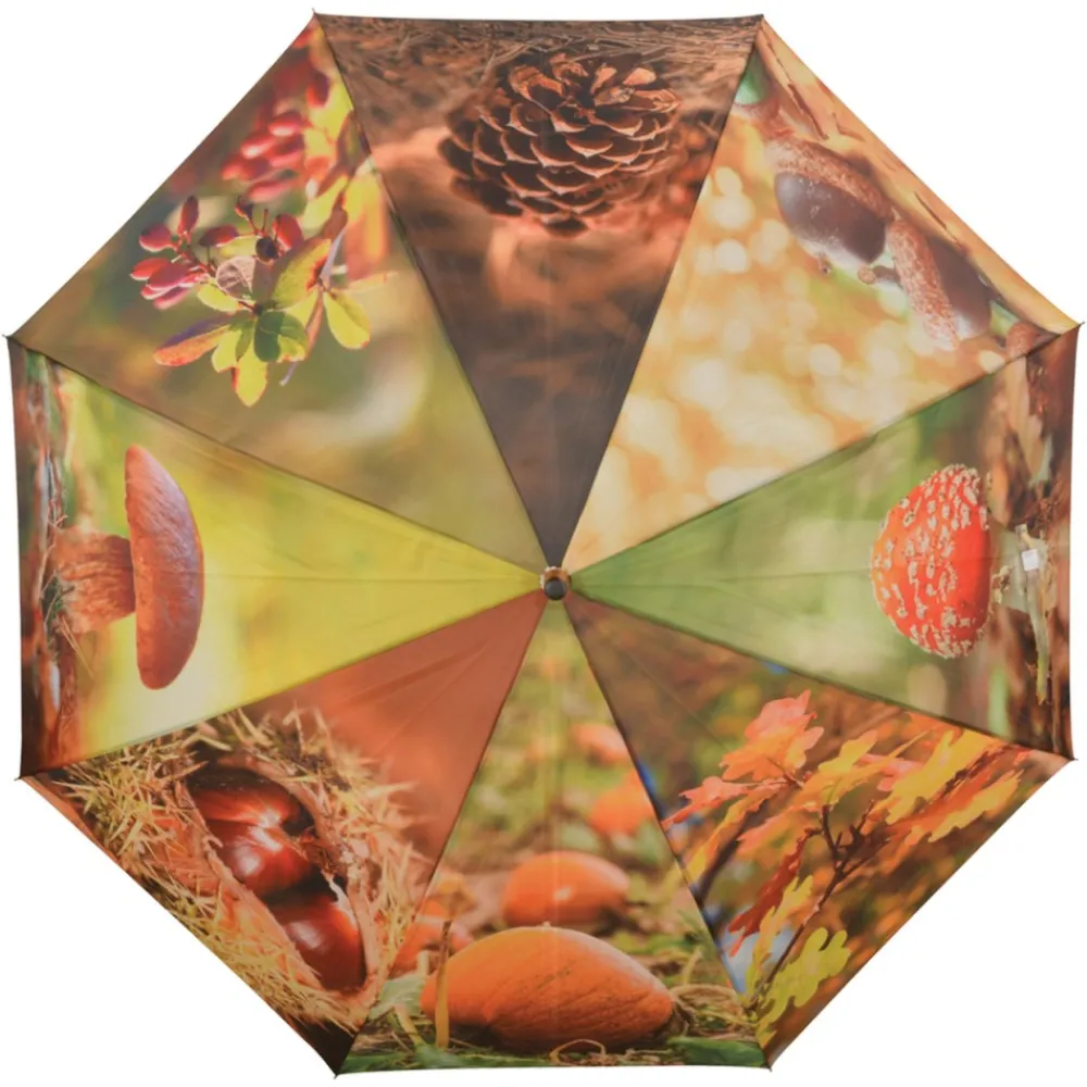 Parasolka z nadrukiem jesiennych motywów 120 cm * Esschert Design Outlet
