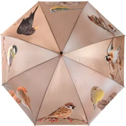 Parasolka z nadrukiem zimowych ptaków 120 cm * Esschert Design